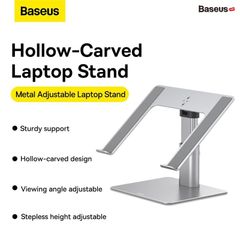 Giá Đỡ Tản Nhiệt Đa Năng Baseus Metal Adjustable Laptop Stand dùng cho Laptop/Macbook (Chất liệu kim loại cao cấp, điều chỉnh độ cao và góc nhìn)