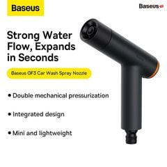 Bộ Vòi Xịt Tăng Áp Dùng Rửa Xe Hơi Baseus GF3 Car Wash Spray Nozzle