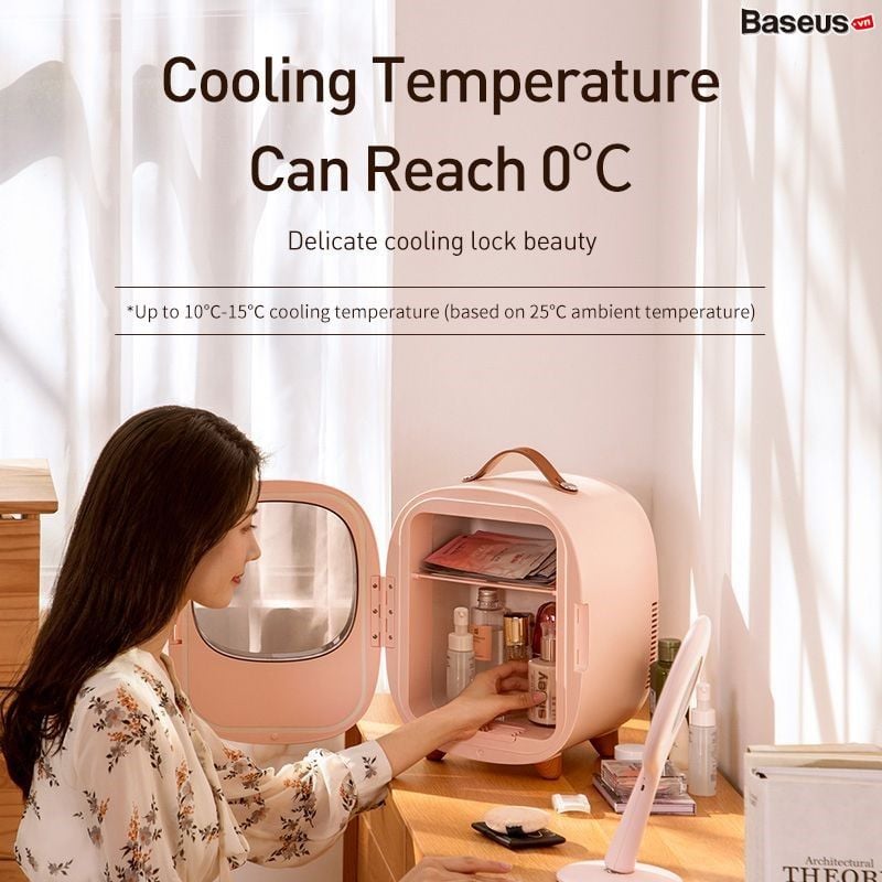 Tủ Lạnh Mini Baseus Zero Space Refrigerator (8L Winter heat preservation and Cooling in Summer 220V Làm Mát và Giữ Ấm)