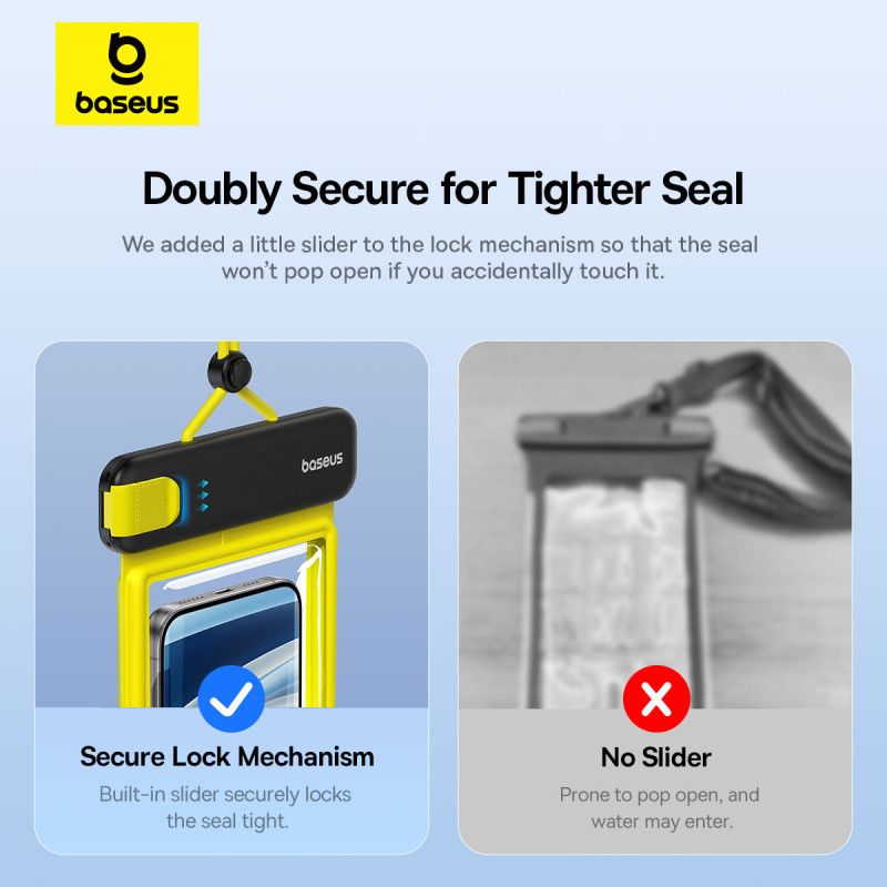 Túi Chống Nước Điện Thoại Baseus DeepDive Series Clip-on Air-Bag Waterproof Phone Pouch