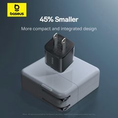 Combo Sạc Nhanh Baseus GaN5S Fast Charger 1C 20W/30W Cho iPhone 15 Series (Nhỏ gọn, sạc nhanh PD/Quick Charge)