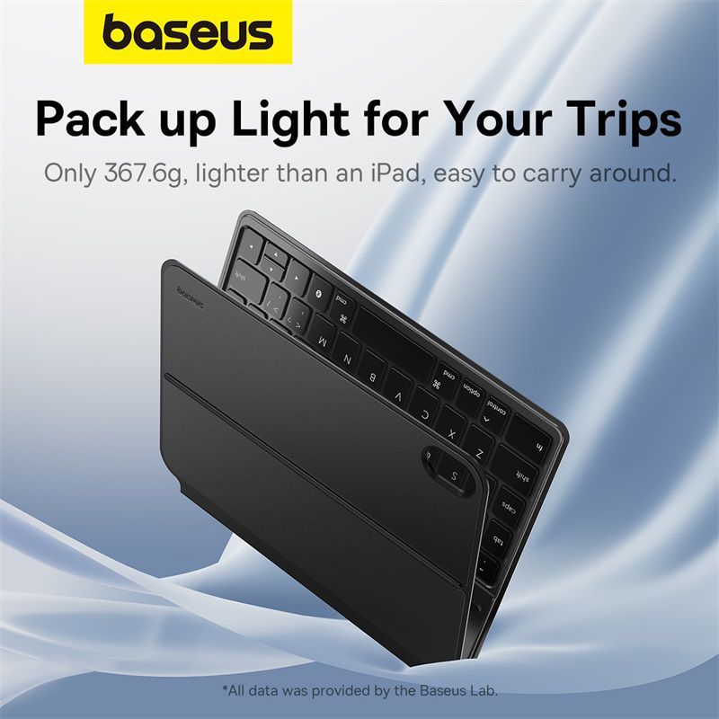 Bàn phím Bao Da Nam Châm Baseus Brilliance Original Keyboard Case Pro cho iPad Pro 11/12 inch/ iPad Air (BLE 5.3 Pin 150h Bao da + bàn phím)