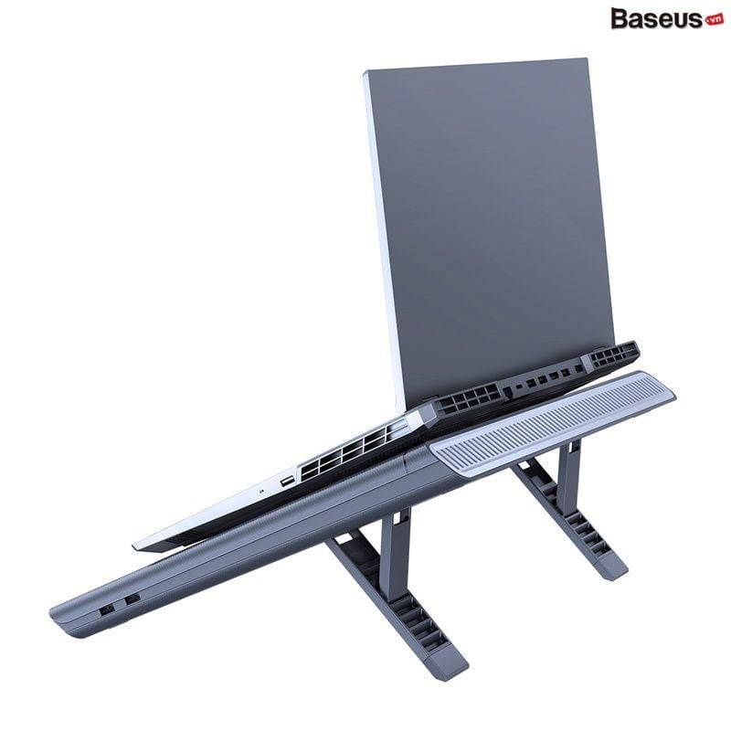 Đế Giữ Tích Hợp Quạt Tản Nhiệt Cho IPad/Laptop Baseus ThermoCool Heat-Dissipating Laptop Stand