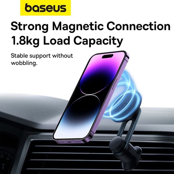 Đế Giữ Ô Tô Baseus MagPro Series Magnetic Car Mount Cosmic Black