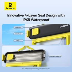 Túi Chống Nước Điện Thoại Baseus DeepDive Series Clip-on Air-Bag Waterproof Phone Pouch