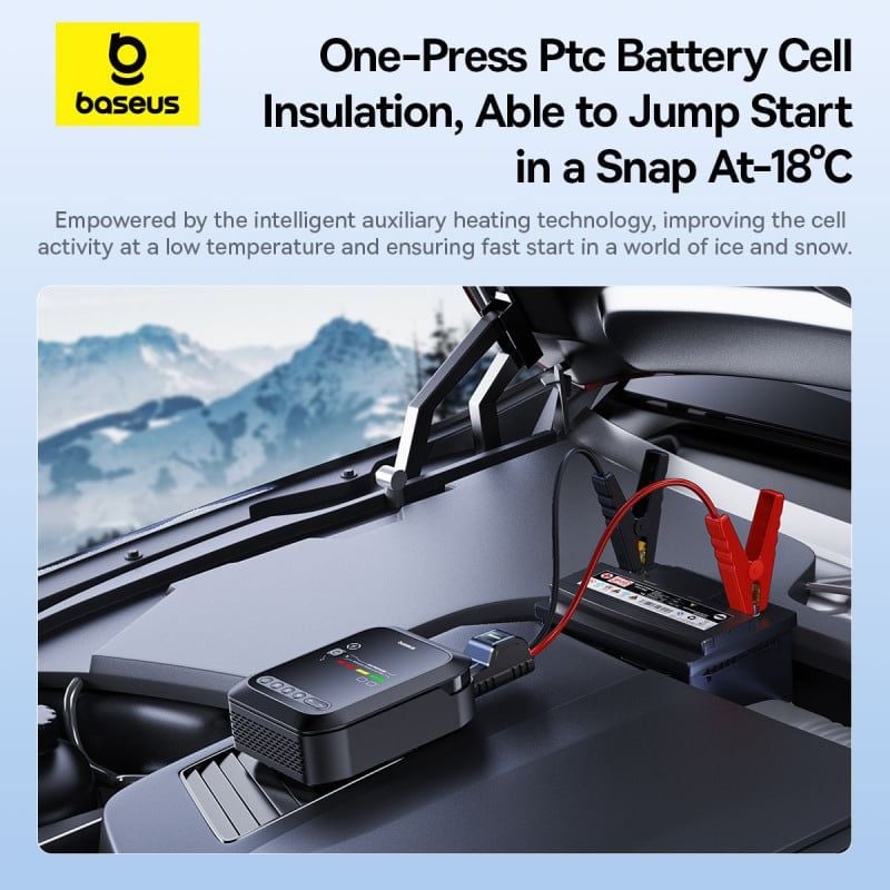 Bộ Kích Bình Cho Ô Tô Baseus Super Energy Series 4-in-1 Car Jump Starter (1200A, 7800mAh)