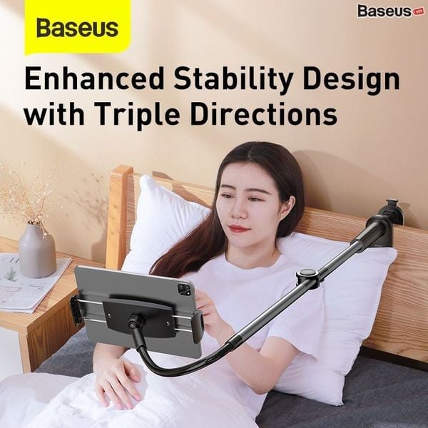 Bộ đế giữ điện thoại chân kẹp dùng cho IPad Baseus Otaku life rotary adjustment lazy holder Pro (Applicable for phone/iPad)