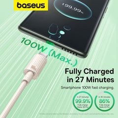 Cáp Sạc Nhanh Baseus Habitat Series USB to Type-C 100W (Fast Charging & Data Cable)
