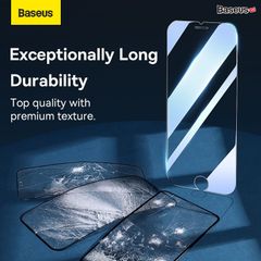 Cường Lực Baseus 0.3mm Full-glass Crystal Tempered Glass Film Cho IPhone SE