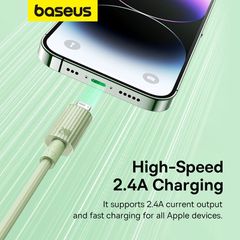 Cáp Sạc Nhanh Cho iPhone Baseus Habitat Series USB to Lightning 2.4A (Fast Charge & Data Cable)