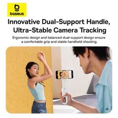 Gậy Selfie Từ Tính Baseus TechShot Series Dual-Support Phone (Nam Châm + Kẹp, Bluetooth Remote control)