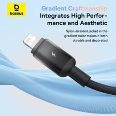 Cáp Sạc Nhanh USB to Lightning Baseus Discolor Series 2.4A (480Mbps)