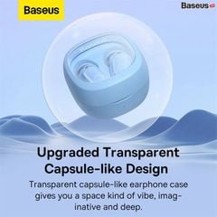 Tai nghe không dây Baseus Bowie WM02 – Bluetooth 5.3, 25h, nhỏ gọn, thời trang, điều khiển qua ứng dụng