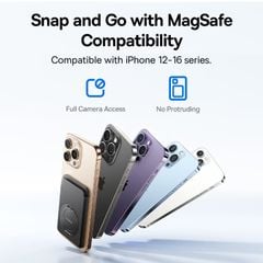 Giá Đỡ Ví Từ Tính 2-in-1 Baseus MagPro 3 (2-in-1 Wallet & Stand, RFID Blocking, Adjustable for Hands-Free Viewing, 11N Strong Magnetic Attachment, Holds Up to 3 Cards, Built-in 360° Rotating Stand)
