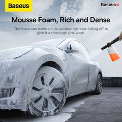 Dung Dịch Rửa Xe Nano Bảo Vệ Động Cơ Baseus Foaming Liquid Car Polishing Wax Translucent Yellow