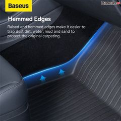 Thảm Lót Sàn Ô Tô Baseus T-Space Series 3-Piece Floor Mat Cho Tesla Model Y