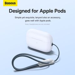 Dây Đeo Tai Nghe Baseus Bằng Nylon Bện Sợi Pha Lê Cho Airpods Và Điện Thoại