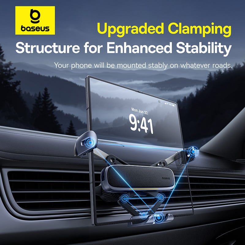 Giá Đỡ Điện Thoại Kẹp Cho Ô Tô Baseus UltraControl Gravity (For Foldable & Non-Foldable Phone)