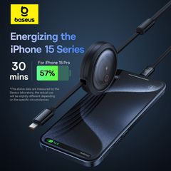 Cáp Sạc Đa Năng Baseus Free2Draw Retractable Crystal Type-C to M+L+C 100W (1.1m, Fast Charging Data Cable)