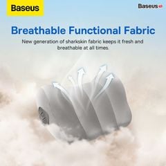 Gối tựa đầu ô tô Baseus ComfortRide – Cotton mềm, đệm lưng 3D, hỗ trợ cột sống, êm ái & thoáng khí