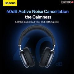 Tai Nghe Chụp Tai Không Dây, Chống Ồn Chủ Động Baseus Bowie H2 ANC, 3D (Bluetooth 5.2, GPS - APP Control, Nearly No-delay Noise-Cancelling Wireless Headphones)