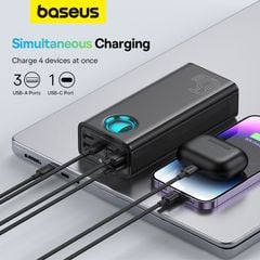 Pin Dự Phòng Công Suất Cao Baseus Amblight Digital Display Fast Charge Power Bank 26800mAh 65W