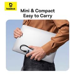 Box Đựng Ổ Cứng Di Động SSD M.2 + SATA Baseus FlyJoy Series SSD Enclosure Type C 3.2 Gen2 (New Version, SATA + M.2 NVMe 2280, 2260, 2242, 2230)