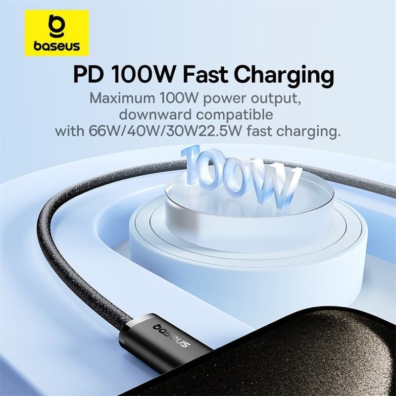 Cáp Sạc Nhanh Baseus Dynamic 3 Series Fast Charging Data Cable Type-C to Type-C 100W