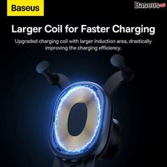 Giá Đỡ Điện Thoại Trên Ô Tô Baseus Stable Gravitational Wireless Charging Car Mount Pro 15W