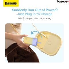 Pin dự phòng Baseus Popsicle 5200mAh – Sạc nhanh 20W PD/QC/AFC/FCP, tặng cáp C to C 60W, nhỏ gọn, tiện lợi mang theo