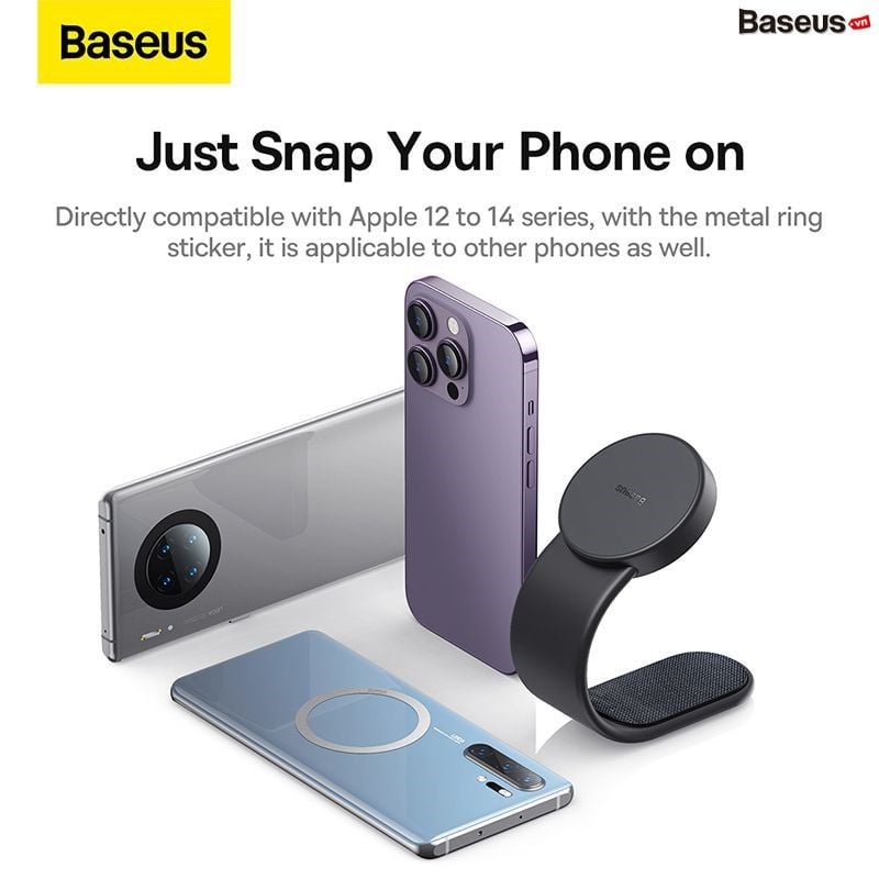 Giá Đỡ Điện Thoại Nam Châm Trên Ô Tô Baseus C02 Magnetic Phone Holder