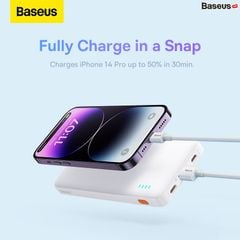 Pin Sạc Dự Phòng Baseus Airpow Fast Charge Power Bank (10000mAh/30000mAH, 20W, PD/QC/FCP Multi Quick charge Support)