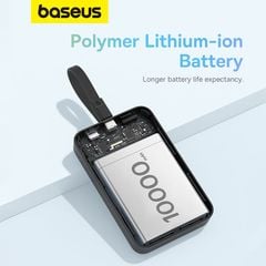 Pin Sạc Không Dây Tích Hợp Nam Châm Baseus Magnetic Mini Wireless 10000mAh 20W (tích hợp sẵn cáp Lightning)