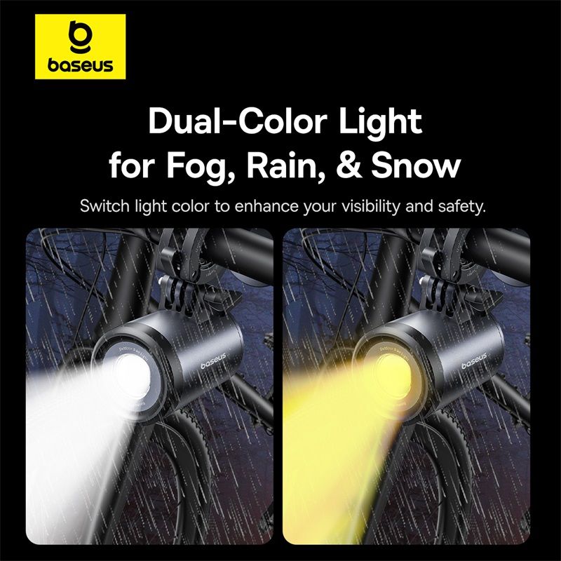 Giá Đỡ Điện Thoại Gắn Trên Xe Đạp Baseus PrimeTrip Series Dual-Color Bike Light