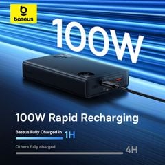 Pin Dự Phòng Baseus Adaman Digital Display Fast Charge Power Bank 24000mAh 140W