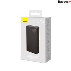 Pin Sạc Dự Phòng Baseus Adaman Digital Display Fast Charge Power Bank 40000mAh 22.5W (With Simple Series Charging Cable USB to Type-C 0.3m Black)