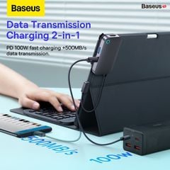 Hub Mở Rộng Đa Năng Baseus PadJoy Type-C HUB Adapter Dùng Cho iPad MacBook Laptop (Type C to HDMI, USB3.0, SD/TF PD & Data)