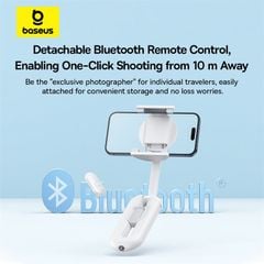 Gậy Selfie Từ Tính Baseus TechShot Series Dual-Support Phone (Nam Châm + Kẹp, Bluetooth Remote control)
