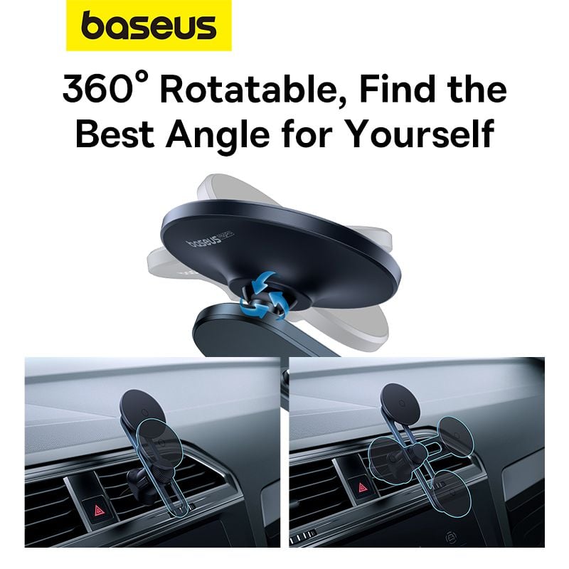 Đế Giữ Ô Tô Baseus MagPro Series Magnetic Car Mount Cosmic Black
