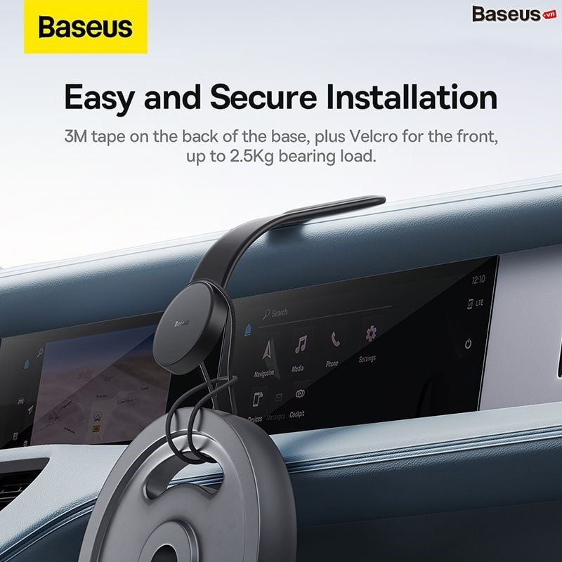 Giá Đỡ Điện Thoại Nam Châm Trên Ô Tô Baseus C02 Magnetic Phone Holder