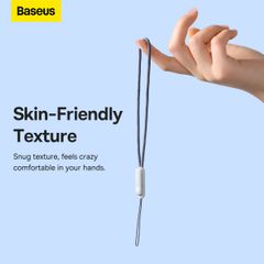 Dây Đeo Tai Nghe Baseus Bằng Nylon Bện Sợi Pha Lê Cho Airpods Và Điện Thoại