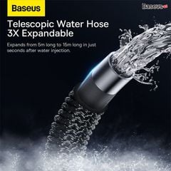 Bộ Vòi Xịt Tăng Áp Dùng Rửa Xe Hơi Baseus GF3 Car Wash Spray Nozzle