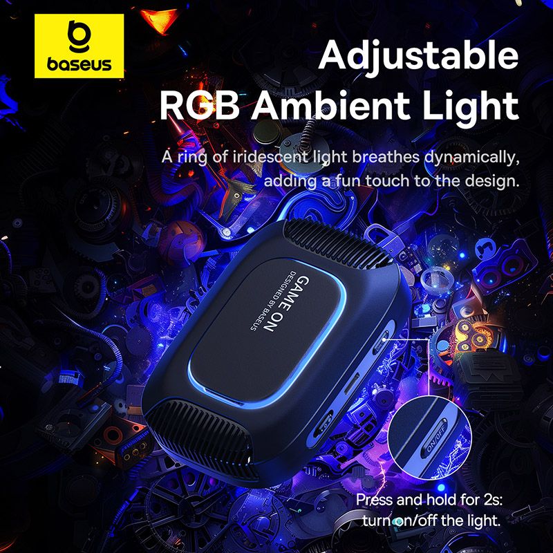 Quạt Tản Nhiệt Cho Điện Thoại Kiêm Giá Đỡ + Sạc Không Dây 15W Baseus MagPro 2 Series Ultra-Thin