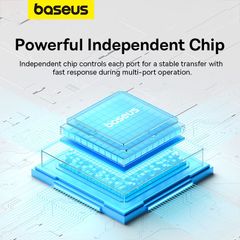 Hub Mở Rộng Kết Nối Baseus UltraJoy Series 4-Port HUB Lite USBA to USB3.0