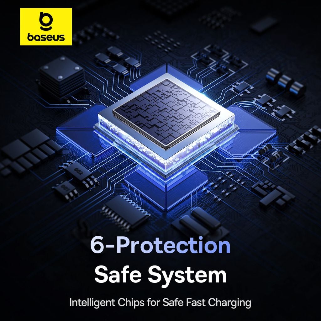 Tẩu Sạc Cho Ô Tô Baseus Circular Plastic Car Charger 60W (With 1.4m Spring Cable)