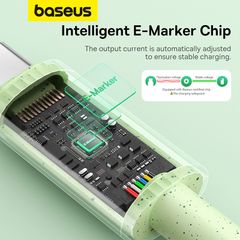 Cáp Sạc Nhanh Baseus Habitat Series Type-C to Type-C 100W Cho iPhone 15 Samsung Macbook Laptop (Fast Charging & Data Cable)