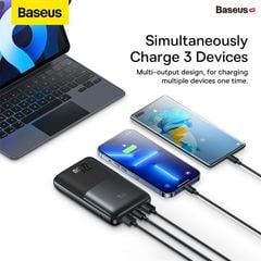 Pin Dự Phòng Sạc Nhanh Nhỏ Gọn Baseus Bipow Pro Digital Display 20000mAh 22.5W (SCP/PD/QC/FCP/AFC Fast Charge Power Bank)