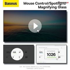 Bút trình chiếu thông minh Baseus Orange Dot AI – Điều khiển từ xa 100m, nhận diện giọng nói, laser đỏ, USB/Type-C