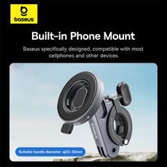 Giá Đỡ Điện Thoại Gắn Trên Xe Đạp Baseus PrimeTrip Series Dual-Color Bike Light