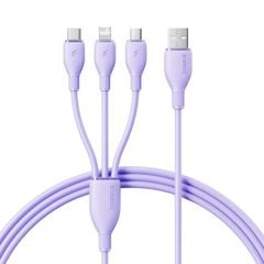 Cáp Sạc Nhanh Đa Năng Baseus New Pudding Series USB to M+L+C 3.5A (1.3m, 480Mbps)